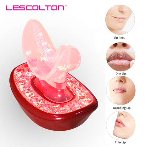 Electric Lip Plumper Device LED light therapy Automatic Lip Enhancer Natural Sexy Bigger Fuller Lips Enlarger Mouth beauty tools ► Photo 1/6