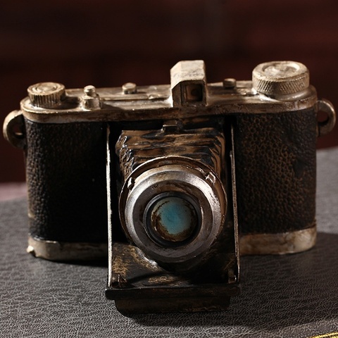 Display desktop resin office decorations home imitation chic bar mini antique decoration camera model vintage retro ► Photo 1/6