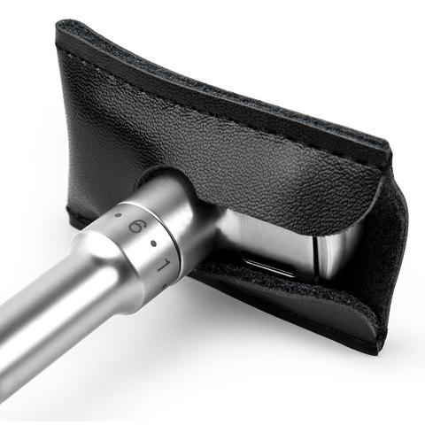 QSHAVE Genuine Leather Double Edge Safety Razor Head Sleeve Protective Case ► Photo 1/6