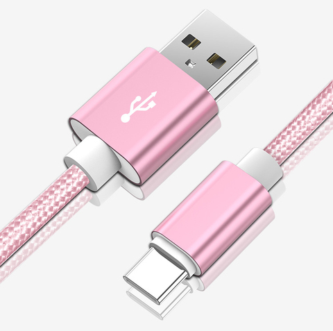 USB Type C Fast Charge Cable For Samsung Galaxy S8 S9 S10 A50 Note 10 3m 2m Usb Cable Typec Cabo Type-c For Xiaomi Mi 9T A3 Mi9T ► Photo 1/6