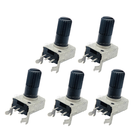 10pcs RV09 Horizontal12.5mm Shaft 5k 10k 50k 100k 0932 Adjustable Resistor 9 Type 3pin Seal Potentiometer igmopnrq ► Photo 1/6