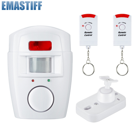 Home Security PIR MP Alert Infrared Sensor Anti-theft Motion Detector Alarm Monitor Wireless Alarm system+2 remote control ► Photo 1/6