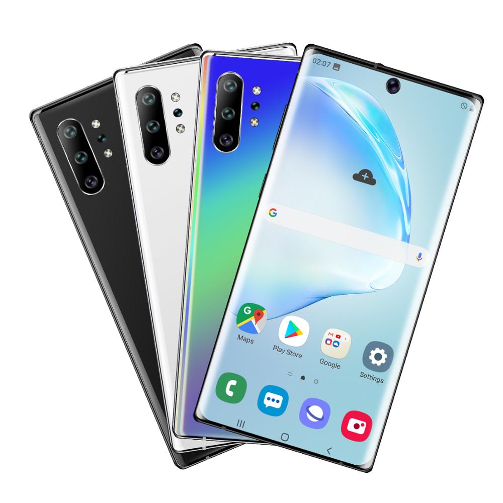 Buy Online Galay Note10 Full Smartphone 6 5 Android10 System 8g 256g Fingerprint Unlocking Facial Recognition 4g Network Shipping In Stock Alitools