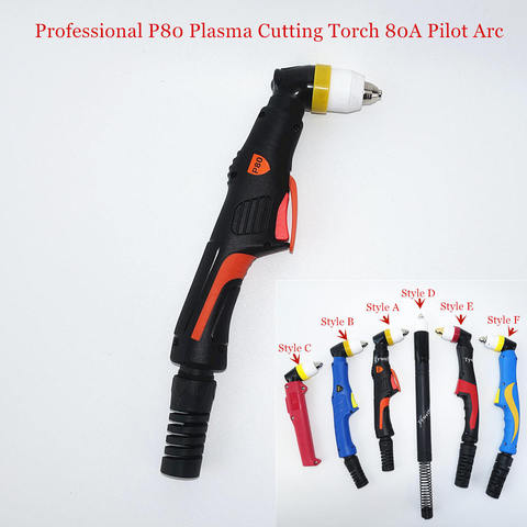 Professional P80 Torch Plasma Cutting Torch Pilot Arc HF Plasma Cutter for Air Cooled Plasma Cutting Machine ► Photo 1/6