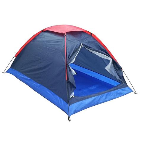 Outdoor Camping Tent Single Layer Beach Tent Sun Shelter 2 Persons Travel Windproof Waterproof Awning Tents Summer Tent with Bag ► Photo 1/6