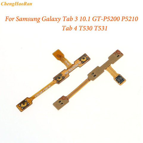 1pc Power on/off & Volume Buttons Key Flex Cable For Samsung Galaxy Tab 3 10.1 GT-P5200 P5210 P5220 Tab 4 T530 T531 ► Photo 1/5