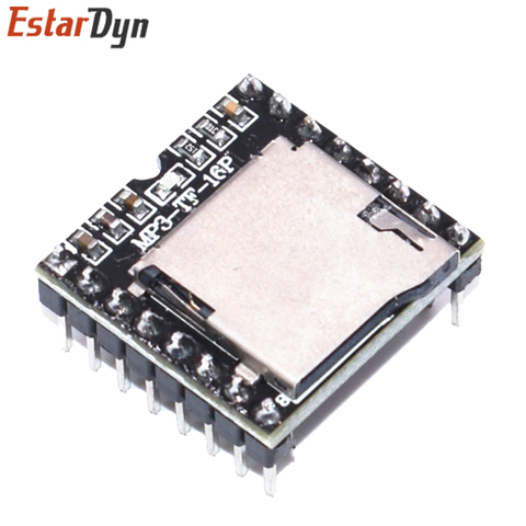 Mini MP3 Player Module TF Card U Disk Mini MP3 Player Audio Voice Module Board DF Play Wholesale ► Photo 1/2