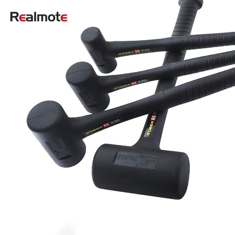 Rubber Shockproof Hammer Wear-resistant Anti-skid Hammer Round Head No Rebound Shock-absorbing Hammer Practical Hand Tools ► Photo 1/6