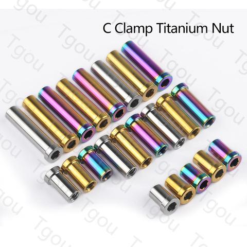 Tgou Recessed M6 Ti Nut Full Length 13/15/17/23/25/31.5/33/35mm for Road Bicycle Brake Caliper C Clamp Fix ► Photo 1/1