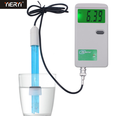 Yieryi Portable PH-3012 PH meter LCD Display Water Quality Acidity Tester Monitor for Aquarium Pool Biology Chemical With Plug ► Photo 1/6