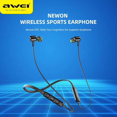 AWEI G30BL Neckband  Wireless Bluetooth Sport Earphones ► Photo 1/6
