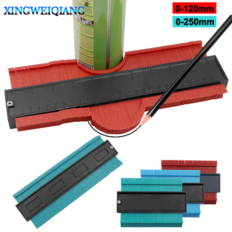 Plastic Gauge Contour Profile Copy Gauge Duplicator Standard 5 Width Wood Marking Tool Tiling Laminate Tiles General Tools ► Photo 1/6