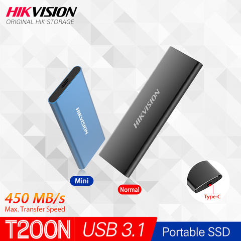 Hikvision HikStorage Portable SSD 128GB 512GB External SSD 1TB Disk Drive 256GB SSD USB3.1 Type-C Solid State Disk replace hdd ► Photo 1/6