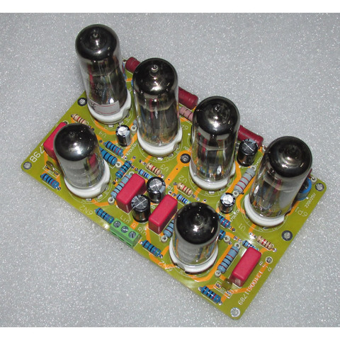 6N2 + 6P14 beautiful sound Dynaco amplifier push-pull line stereo amplifier board LG279B, power up to 10W ► Photo 1/5