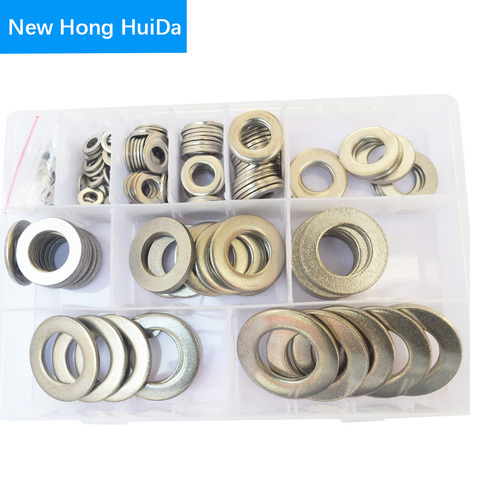 Flat Washer Metric Large Plain Gasket Ring Screw Bolt M2 3 4 5 6 8 10 12 14 16 20 22 24  Assortment Kit 304 Stainless Steel ► Photo 1/1