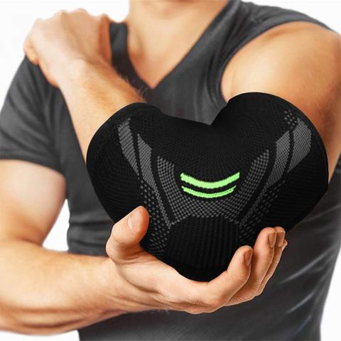 1pc Elbow Brace Compression Support Elastic Bandage Breathable Arm Elbow Band Cover Injury Protective Sleeve Pad Reduce Pain ► Photo 1/6