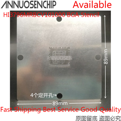 2pcs HI3796MRBCV101000 BGA Stencil Hi3796 free shipping in stock ► Photo 1/1