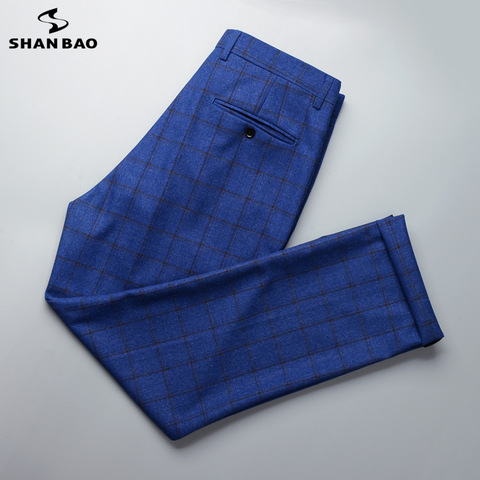 5XL 6XL 7XL 8XL 9XL large size business business casual plaid pants 2022 autumn winter men's gentleman banquet wedding trousers ► Photo 1/5