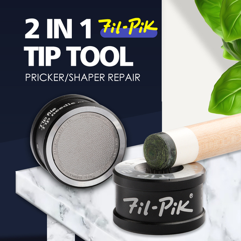 Tip Shaper Pricker Needle Thorn Tips Repair Tool Multi-function 2 in 1 Snooker Cue Burnisher Shaper Tapper Billiard Accessories ► Photo 1/6