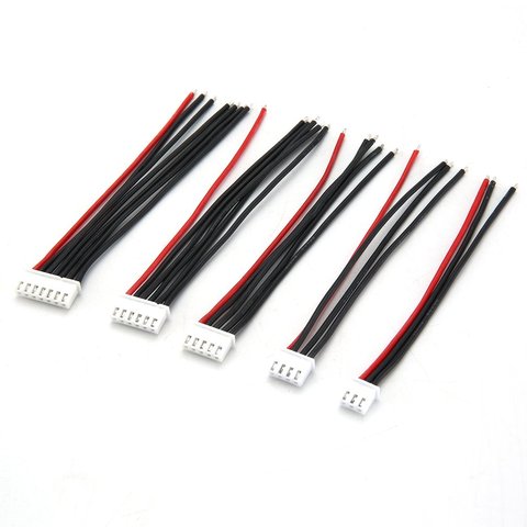 5pcs/bag Lipo Battery Wiring RC Lipo Battery Balance Charger 1s 2s 3s 4s 5s 6s 22AWG Cable For IMAX B3 B6 B6AC 10CM 100MM ► Photo 1/6