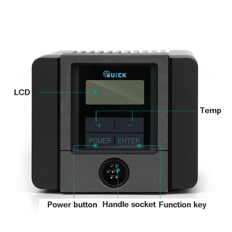 Digital intelligent lead-free soldering Iron BGA Rework station 90w Hot Air Soldering Station For PCB Mobile phone QUICK TS1100 ► Photo 1/6