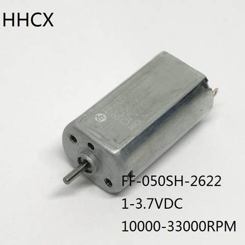 1 2 5PCS/LOT  DC motor FF-050SH  large torque small DC motor FF-050SH-2622  1-3.7VDC 10000-33000RPM MOTOR 050 ► Photo 1/4