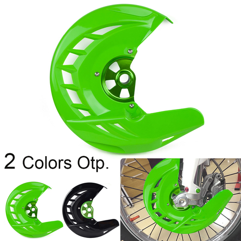 For Kawasaki KX KXF 125 250 450 2006-2022 Front Brake Disc Guard Cover Protector For KX125 KX250 KX250F KX450F KLX450R 250F 450F ► Photo 1/6