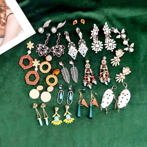 Unique Statement Ear  Jewelry Dangle Harm OK Pendant Multi Resin Tassel Drop Earrings For Women 2022 New ► Photo 1/6