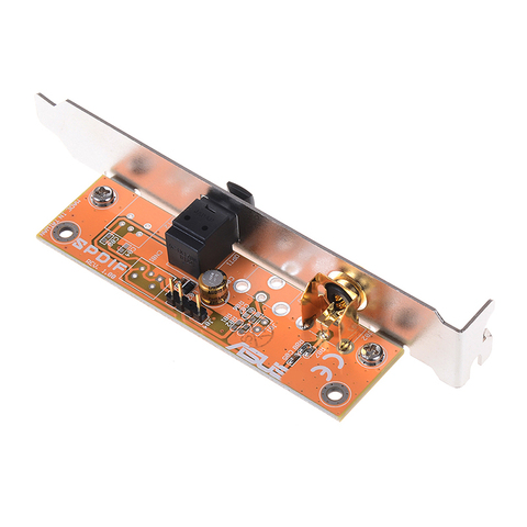SPDIF Optical and RCA Out Plate Cable Bracket for PC Motherboard Cable Adapter Stock ► Photo 1/6