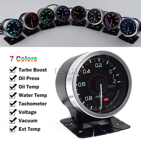 Defi Advance A1 60mm Defi Gauge Water Temp Gauge Oil Temp Gauge Turbo Boost Gauge Ext Temp Gauge Oil Pressure Gauge ► Photo 1/6