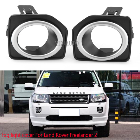 1pcs fog lights cover For Land Rover Freelander 2 LR2 2013 2014 2015 2016 Front bumper fog lamp Foglight cap Frame Shell ► Photo 1/6