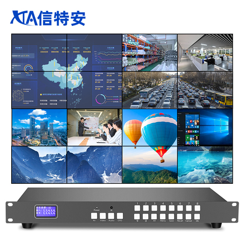 4x4/8x8/16x16/16x32 HDMI Matrix Switcher 4Kx2K Support 3D EDID& Blu-ray DVD& Video Wall ► Photo 1/6