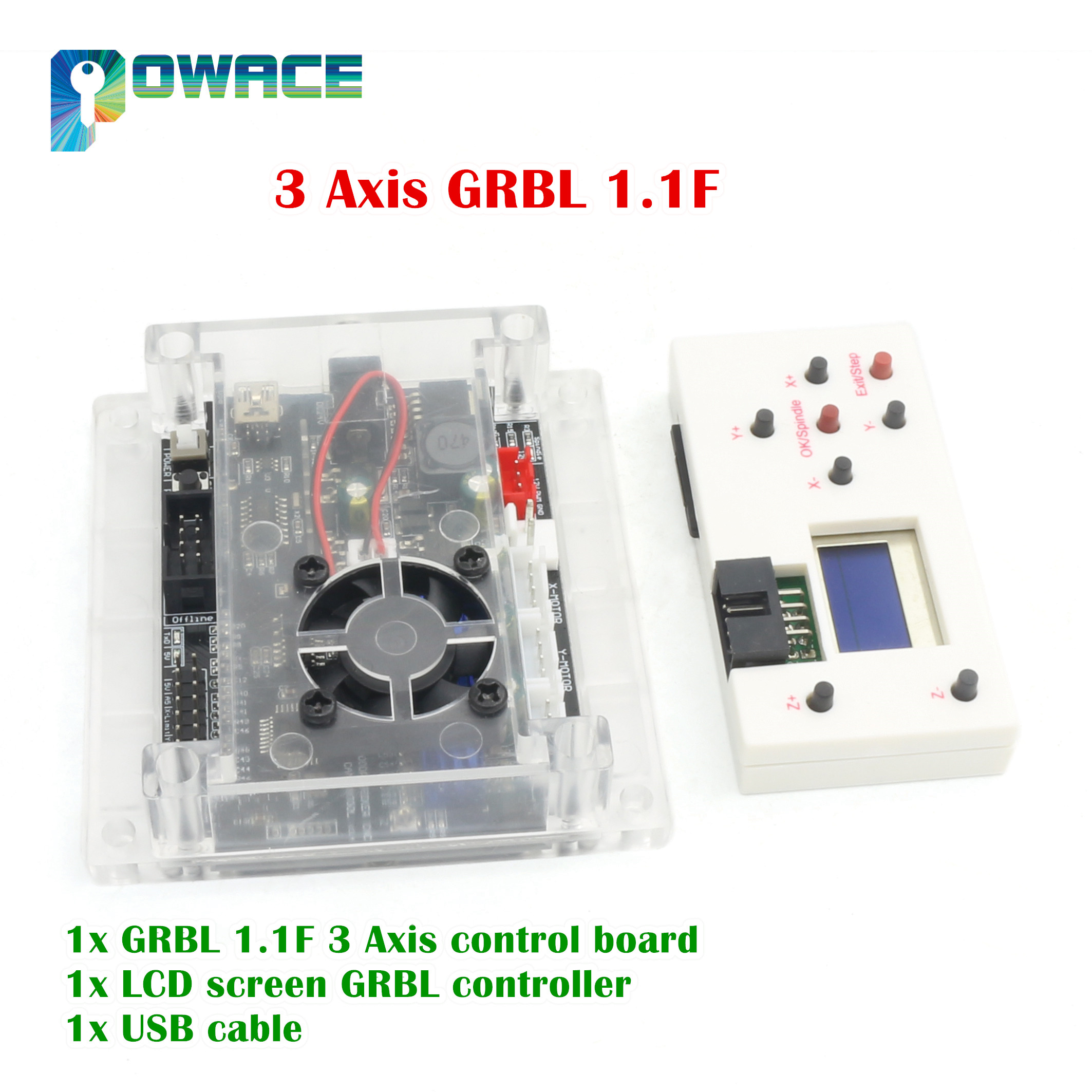3 Axis GRBL CNC Router 1.1f USB PORT ENGRAVING MACHINE 2418 3018 Control Board 
