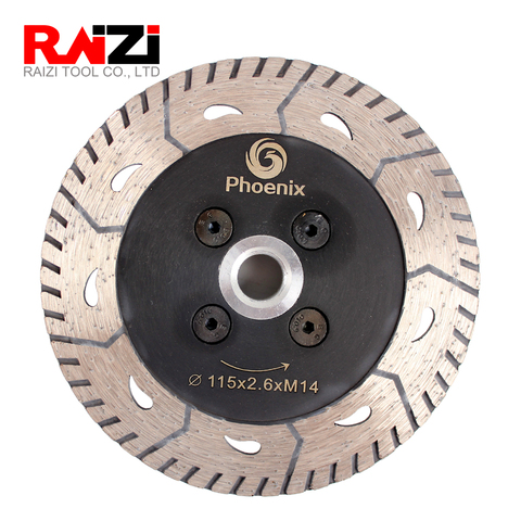 Raizi 1 Pc diamond saw blade for granite marble concrete 75/115/125 mm M14 sharpen diamond cutting grinding disc ► Photo 1/6