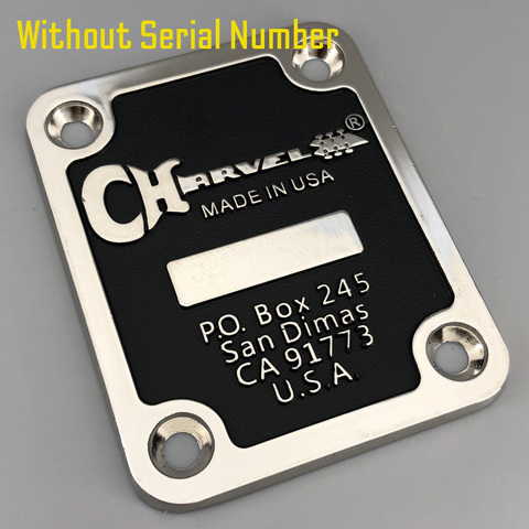 Charvel Guitar NECK PLATE Without Serial Number ► Photo 1/2