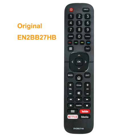 Original EN2BB27HB Fit For Hisense TV Remote Control H32A5600 H32A5840 H43A6100 H43A6140 H43B7100 H50B7300 H55B7500 EN2BB27H ► Photo 1/4