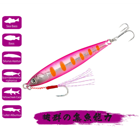 TSURINOYA STINGER JIGGING Lure 20g/30g Metal slow Jig Hook Saltwater Fishing jig tackle to trout bass perch pike crappie bait ► Photo 1/6