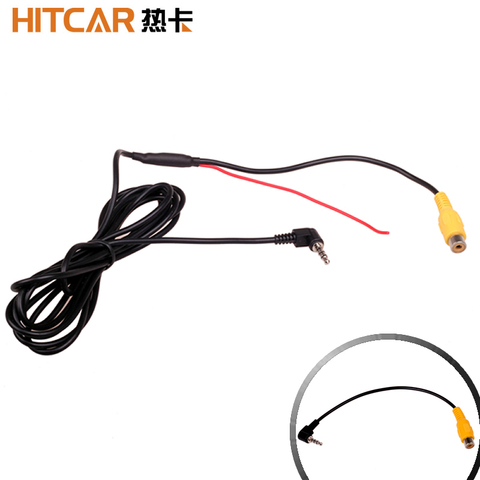 RCA to 2.5mm AV IN Converter Cable for Car Rear View Reverse Parking Camera to Car DVR Camcoder GPS Tablet ► Photo 1/3
