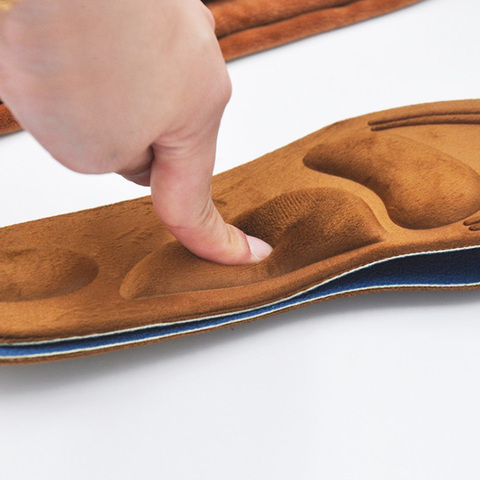 2022 4D Suede Memory Foam Orthotic Insole Arch Support Orthopedic Insoles Shoes Flat Foot Feet Care Sole Shoe Orthopedic Pads ► Photo 1/6