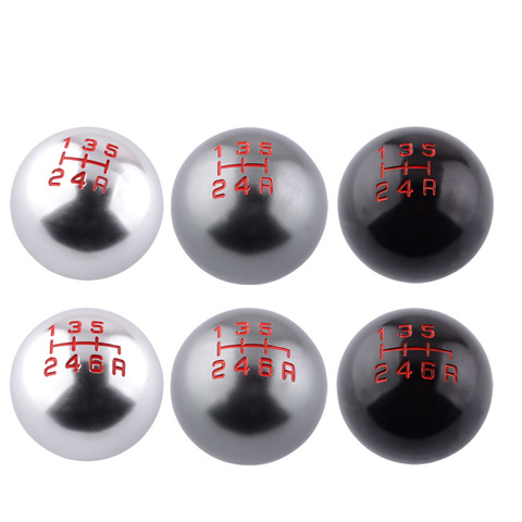 Aluminum 5/6 Speed M10X1.5 Type-R JDM Ball Shape Gear Shift Knob for Honad Civic Fit FD2 FN2 EP3 DC2 DC5 S2000 F20C ► Photo 1/6