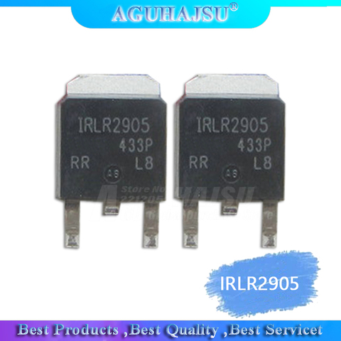 10PCS IRLR2905 TO-252 IRLR2905TRPBF TO252 SMD D-PAK patch mos FET MOSFET 55V 36A ► Photo 1/1