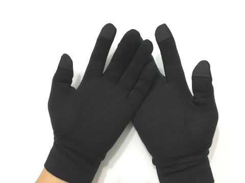 Unisex Smart Fingers Washable 100% Australia Merino Wool Glove Liner, Merino Wool Inner Glove, Merino Wool Glove ► Photo 1/4