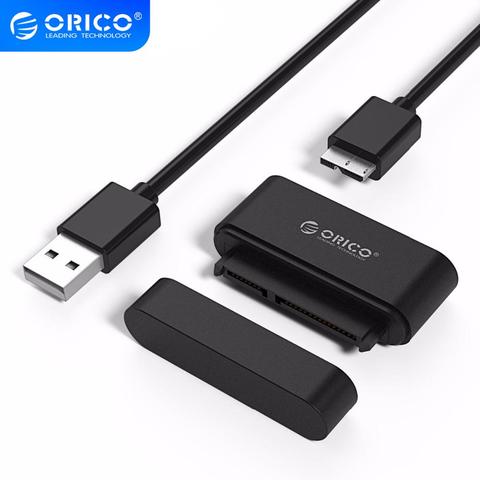 ORICO 2.5 Inch Hard Disk Driver Adapter Cable Converter Super Speed USB 3.0 To SATA 22 Pin (27UTS-BK) HDD Dock Station for WD ► Photo 1/6