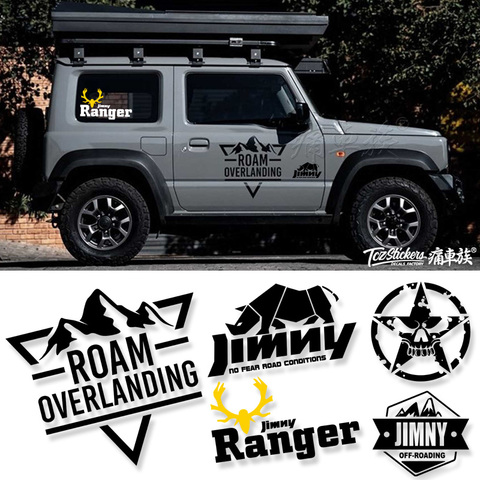 Car stickers FOR Suzuki Jimny 2022-2022 body decoration modified decals Jimny personalized custom off-road stickers ► Photo 1/6