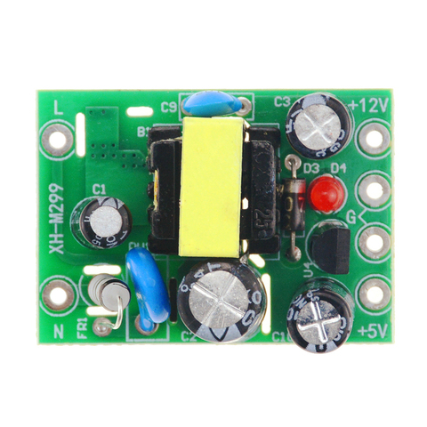 1PCS AC-DC 110-220V Switching Power Supply Module AC-DC Isolation Input Output 5V 12V 100mA 500mA PCB Input 12-24V 110-220V ► Photo 1/6