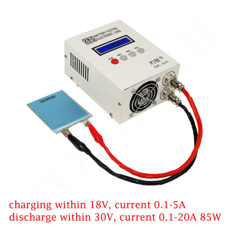 EBC-A20 Electronic load Battery capacity tester Lithium iron and lithium ternary Charge and discharge instrument 20A ► Photo 1/3