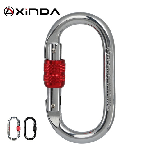 Xinda D-shape Safety Lock Connector Rock Climbing Protector