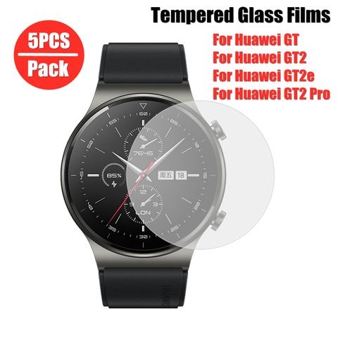 5pcs Tempered Glass For Huawei Watch GT 2 Pro 46mm protective Glass For huawei GT2 e GT 2e GT2e 42mm Screen Protector Cover Film ► Photo 1/5