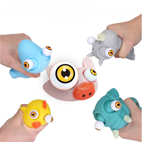 Cool Squishy Cute Eye-catching Doll Pop Out Toys Squishy Antistress Animal Sticky Stress Relief Funny Halloween Tricky Toys Gift ► Photo 1/4