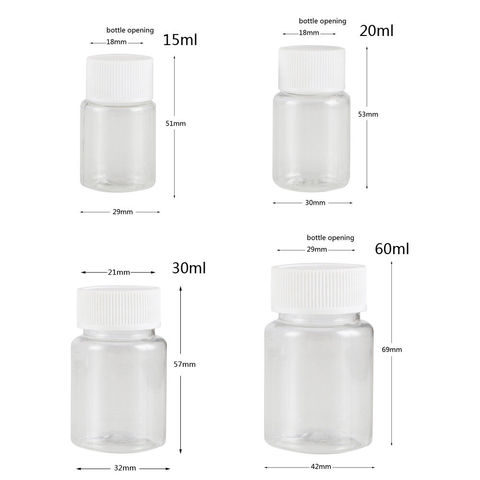 10ml X 100 Transparent Mini Travel Bottle,Cosmetic Sample Plastic Bottles,PET  Vial ,Small Hotel Containers More Colors Wholesale - AliExpress
